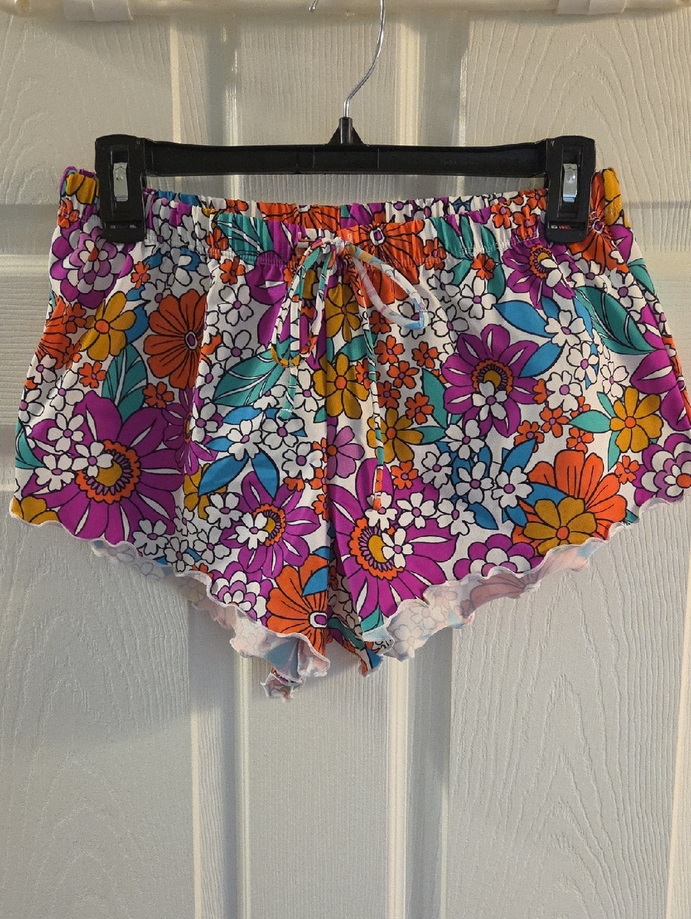 Hurley NWT Multicolor Floral Elastic Waist Shorts
